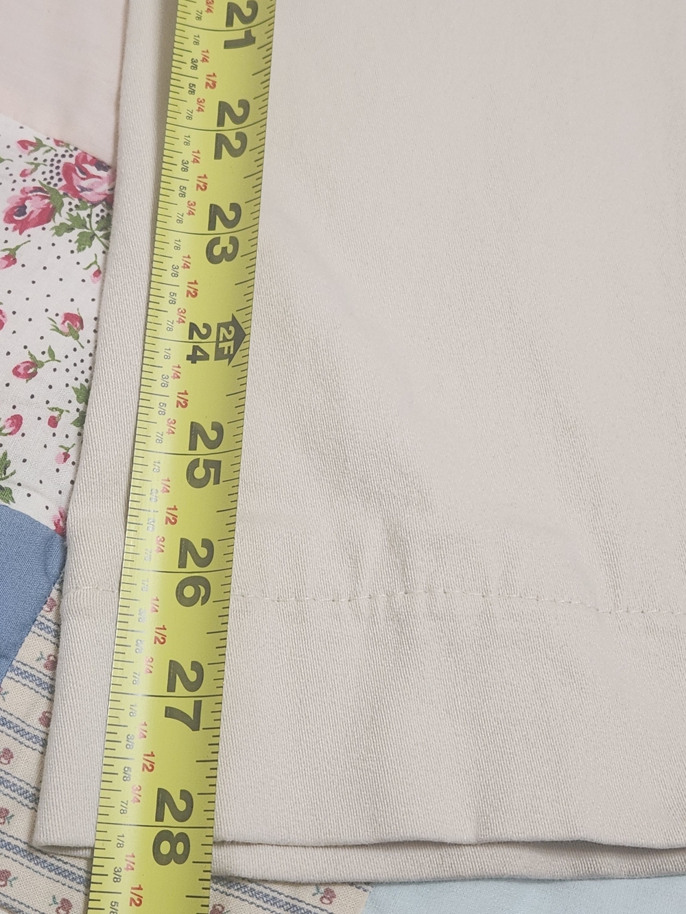 Flamingals Beige Belted Pants XL 34x28 Wide Leg Soft Cotton Resort Coast Career - Picture 11 of 14
